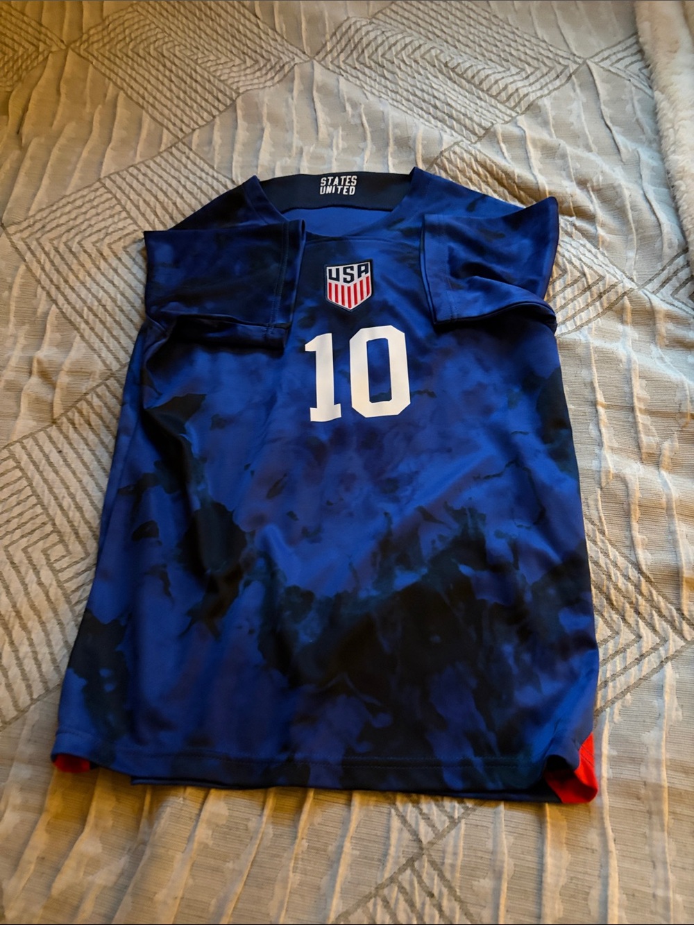 Pulisic USA home jersey kids medium